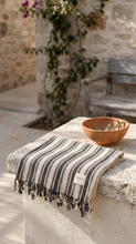 Load image into Gallery viewer, Ray Turkish Towel | Black