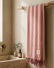 Load image into Gallery viewer, Ray Turkish Towel | Red