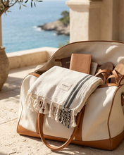 Load image into Gallery viewer, Raw Turkish Towel | Black