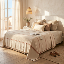 Load image into Gallery viewer, Root Throw Blanket | Dusty Rose