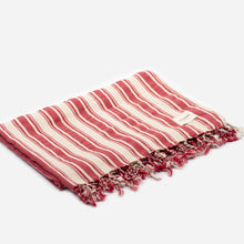 Load image into Gallery viewer, Ray Turkish Towel | Red