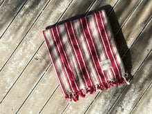 Load image into Gallery viewer, Ray Turkish Towel | Red