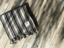 Load image into Gallery viewer, Ray Turkish Towel | Black