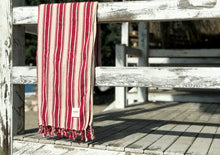 Load image into Gallery viewer, Ray Turkish Towel | Red