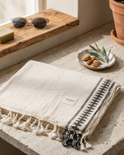 Load image into Gallery viewer, Petra Turkish Towel | Black
