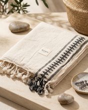 Load image into Gallery viewer, Petra Turkish Towel | Black
