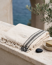 Load image into Gallery viewer, Petra Turkish Towel | Black
