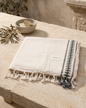 Load image into Gallery viewer, Petra Turkish Towel | Black
