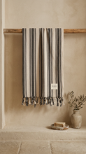 Load image into Gallery viewer, Ray Turkish Towel | Black
