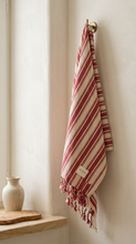 Load image into Gallery viewer, Ray Turkish Towel | Red
