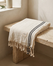 Load image into Gallery viewer, Raw Turkish Towel | Black
