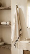 Load image into Gallery viewer, Raw Turkish Towel | Black

